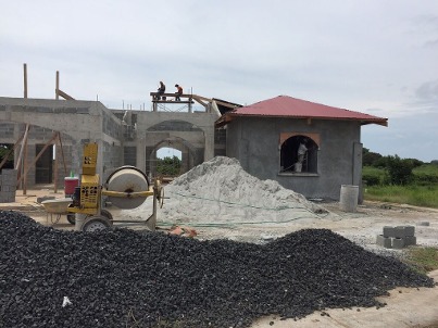 Home being built in Costa Pedasi