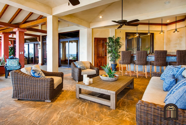Terrace in Luxury home for sale Open Doors Panama Estates