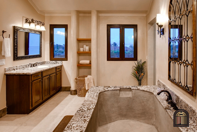 Master Bathroom in Luxury home for sale Open Doors Panama Estates