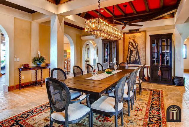 Dining Room in Luxury home for sale Open Doors Panama Estates