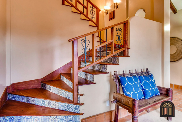 Stairwell in Luxury home for sale Open Doors Panama Estates