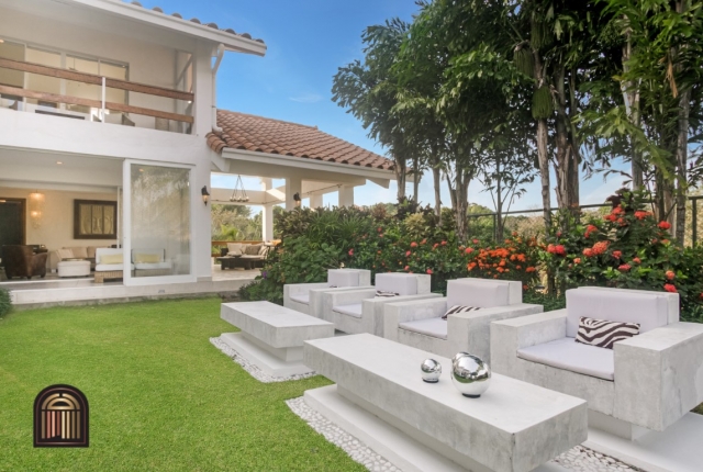 Backyard in Punta Barco Luxury Villa