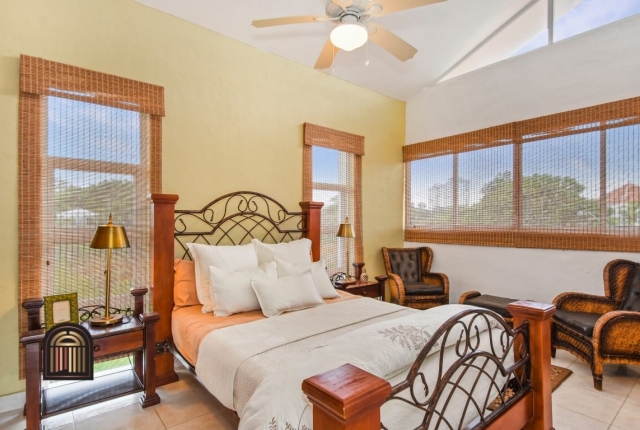 Upstairs bedroom in Punta Barco Luxury Villa
